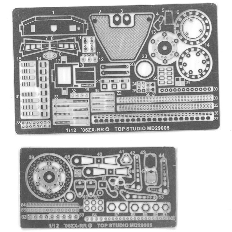 トップスタジオ 1/12 カワサキ ニンジャ ZX-RR 2006 ディティール