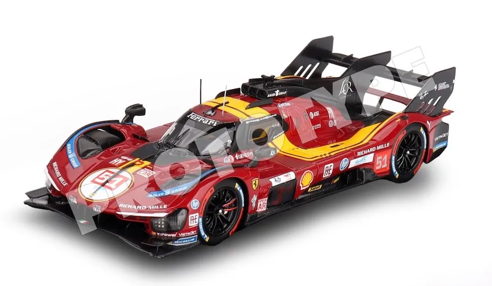 予約] BBR 1/43 フェラーリ 499P ルマン 2025 No.51 A.ピエール