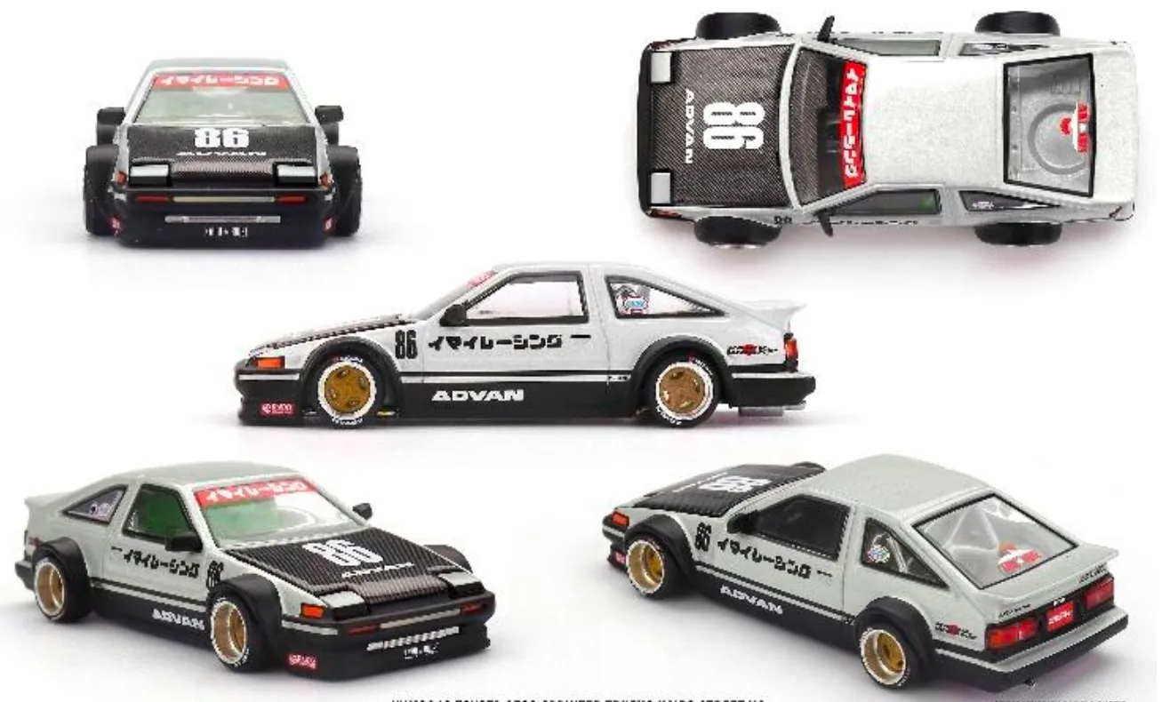 予約] MINI-GT 1/64 トヨタ AE86 スプリンタートレノ Kaido Street V2