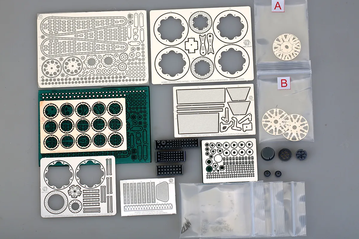 ホビーデザイン 1/12 スズキ RGV-γ ディティールアップパーツセット