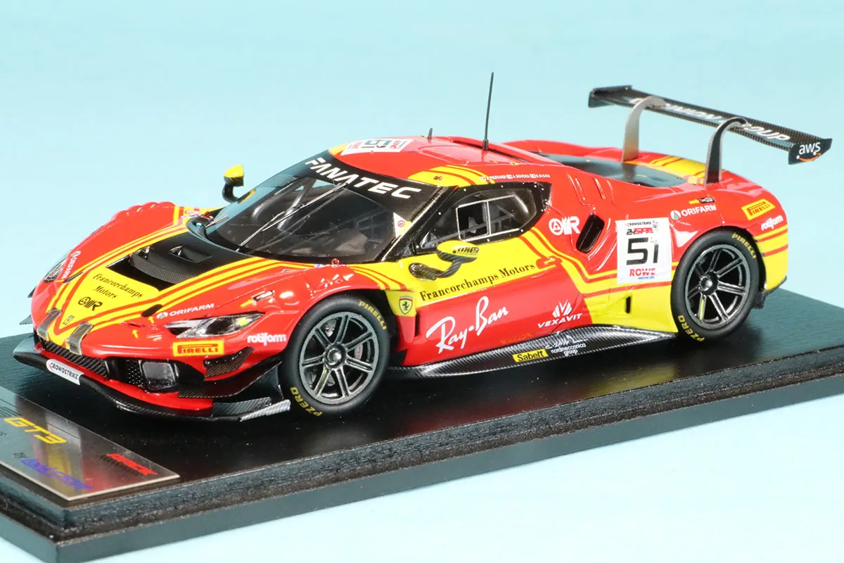 スパーク/ルックスマート 1/43 フェラーリ 296 GT3 スパ 24h 2024 No