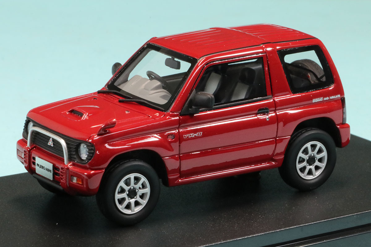 ハイストーリー 1/43 ミツビシ パジェロ ミニ VR-2 1994 モナコレッド