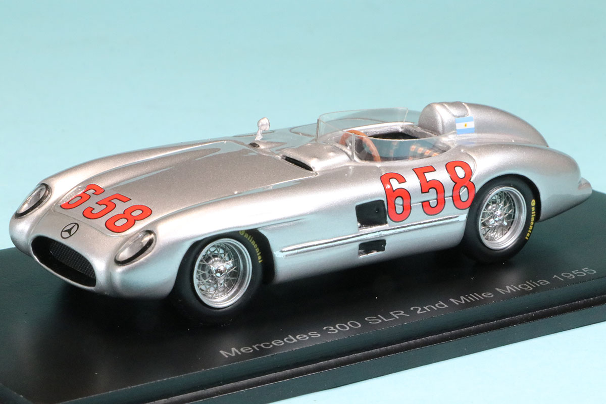 スパーク 1/43 メルセデスベンツ 300 SLR ミレミリア 1955 No.658