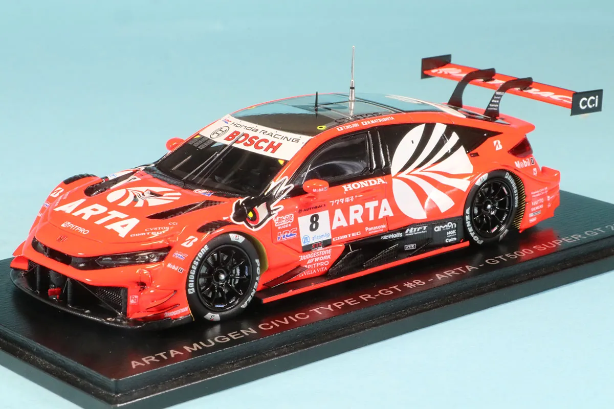 スパーク 1/43 ARTA ムゲン ホンダ シビック タイプ R-GT No.8 ARTA