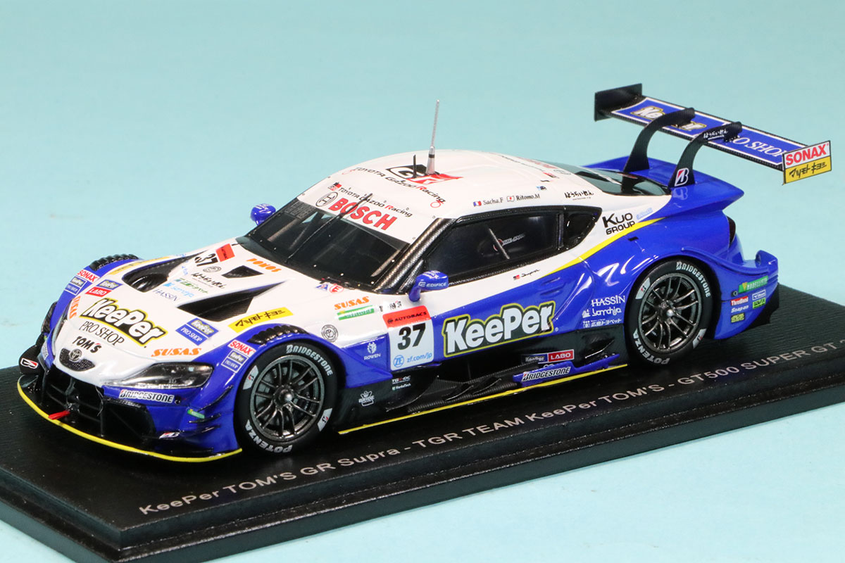 スパーク 1/43 キーパー トムス トヨタ GR スープラ スーパーGT 2022