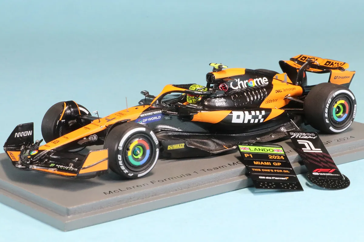 スパーク 1/43 マクラーレン MCL38 マイアミGP 2024 L.ノリス F1初優勝