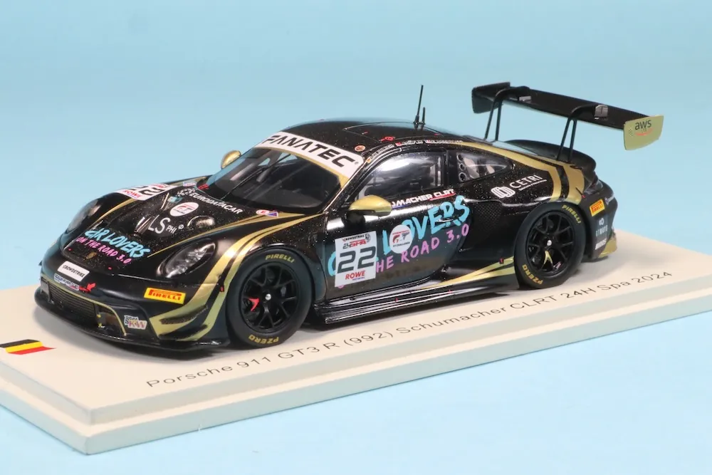 スパーク 1/43 ポルシェ 911 GT3 R (992) No.22 シューマッハ CLRT 24H