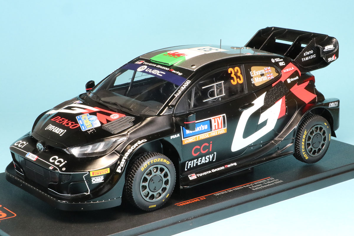 イクソ 1/18 トヨタ GR ヤリス ラリー1 スウェーデン ラリー 2024 No
