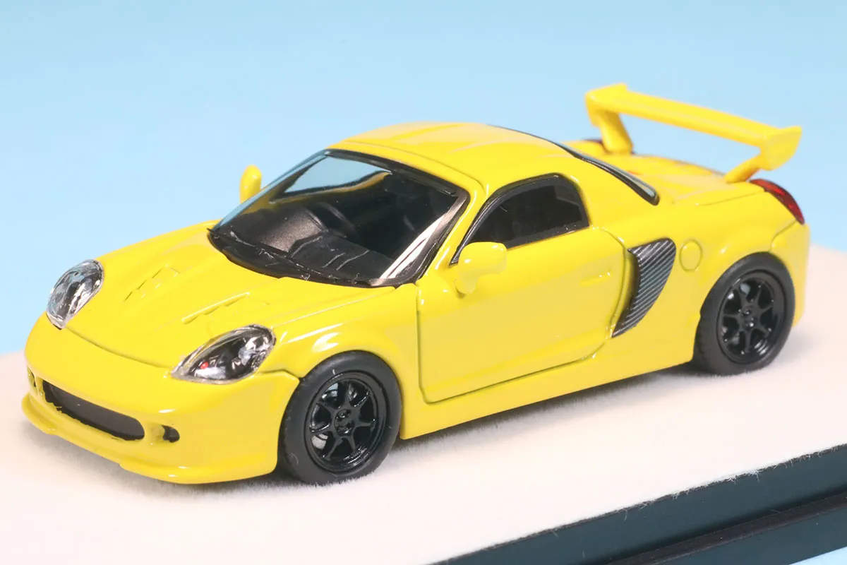 ピーコ64 1/64 トヨタ MR-S 1999 イエロー PE64904 ミニカーショップ ロム
