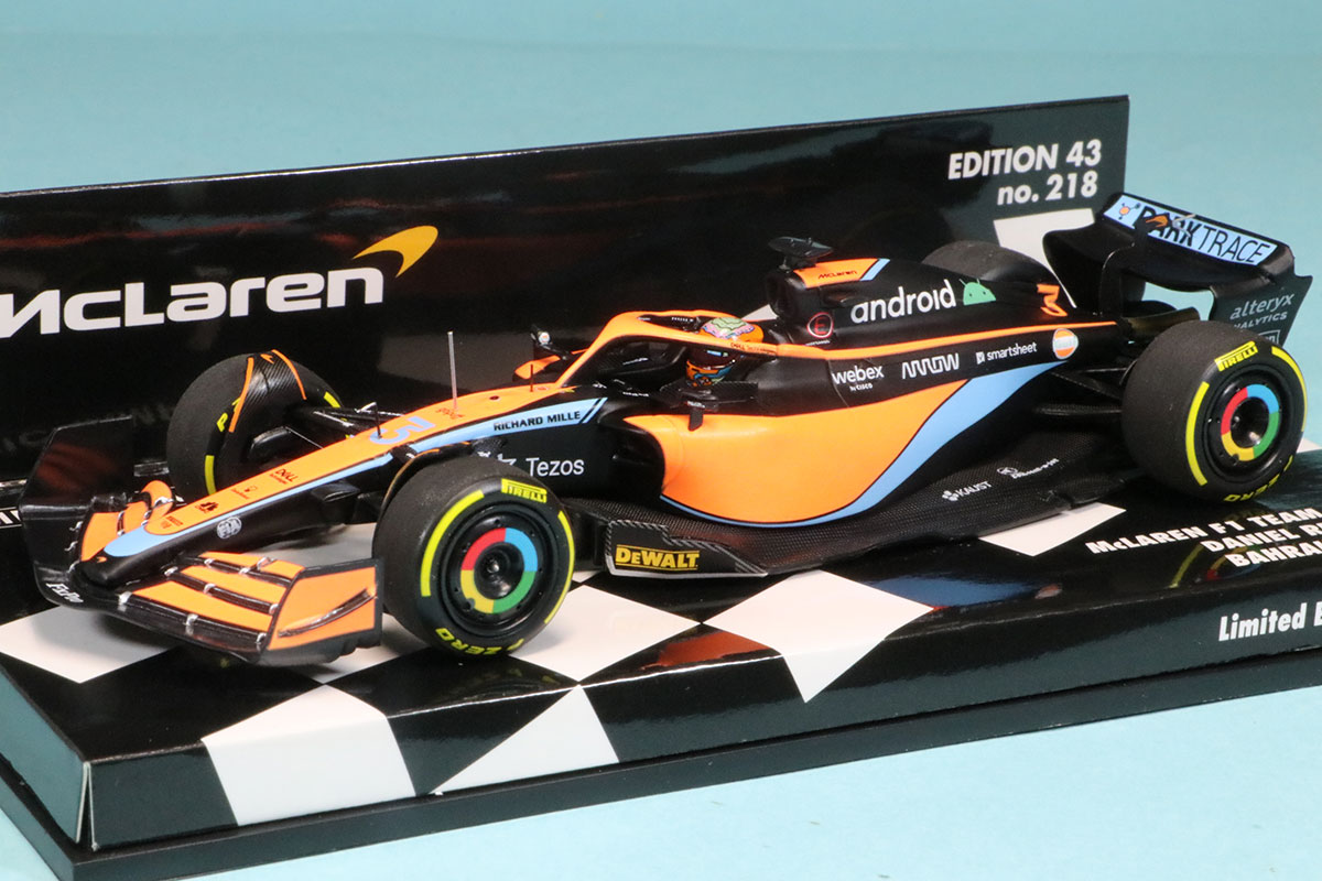 ミニチャンプス 1/43 マクラーレン F1チーム MCL36 バーレーンGP 2022