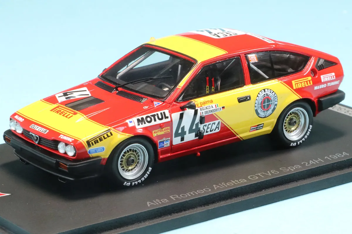 スパーク 1/43 アルファロメオ GTV 6 スパ 24h 1984 No.44 SB427