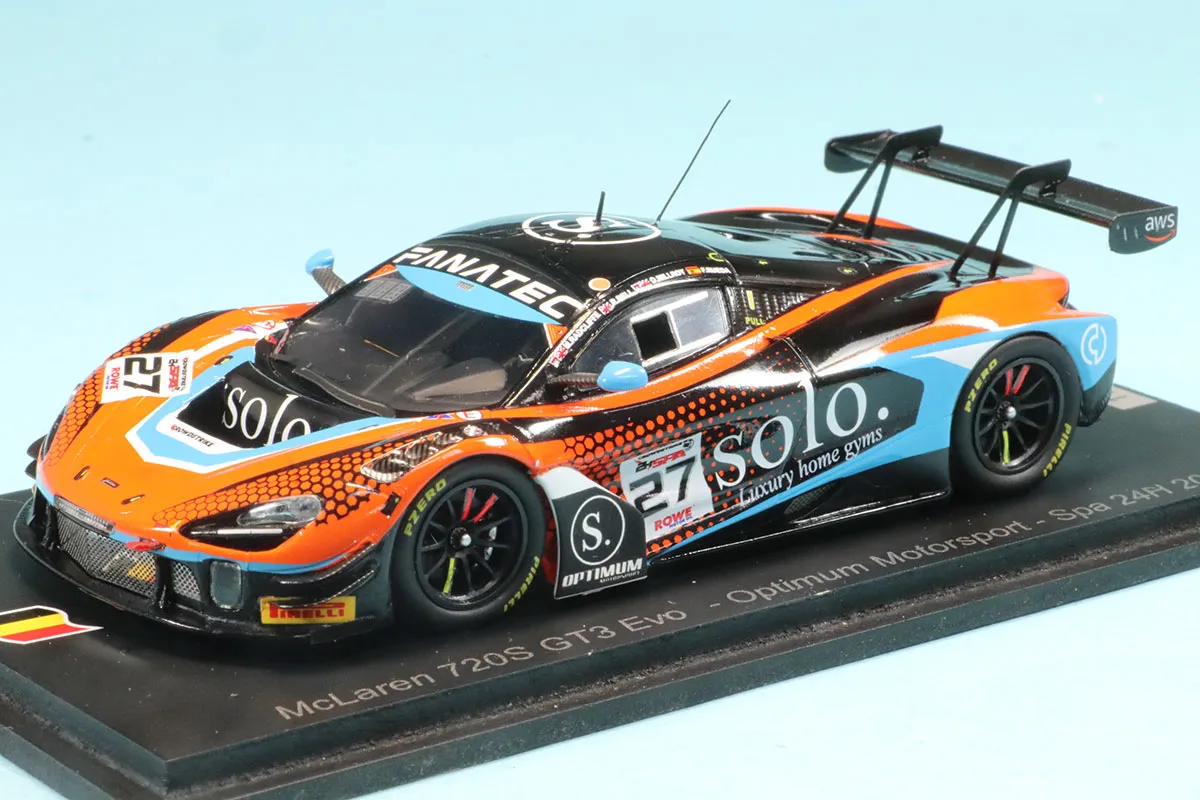 スパーク 1/43 マクラーレン 720S GT3 EVO No.27 Optimum Motorsport