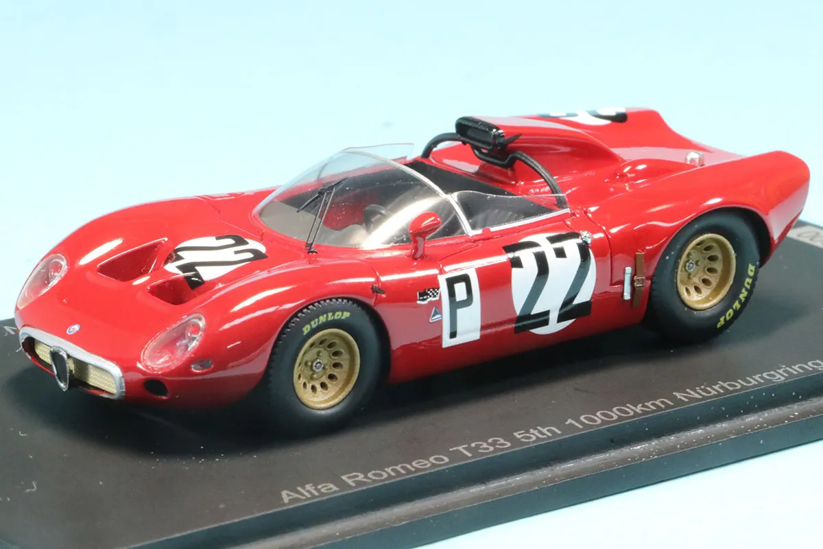 スパーク 1/43 アルファロメオ T33 ニュル 1000km 1967 No.22 SG816