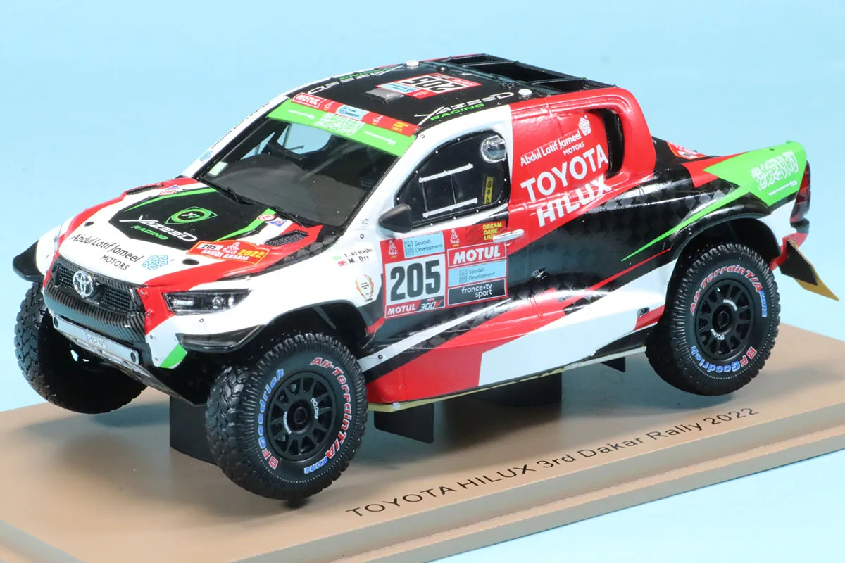 スパーク 1/43 トヨタ ハイラックス ダカールラリー 2022 No.205 3rd