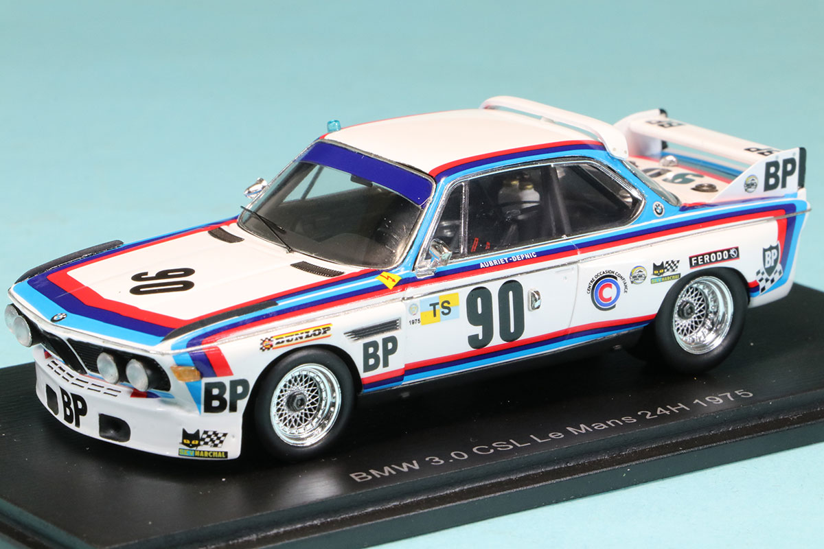 スパーク 1/43 BMW 3.0 CSL ルマン 1975 No.90 S1558 ミニカーショップ