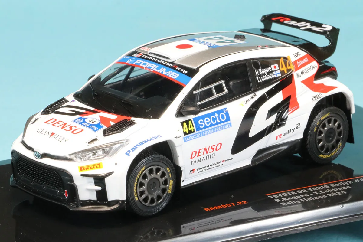 イクソ 1/43 トヨタ GR ヤリス ラリー2 フィンランド 2024 No.44