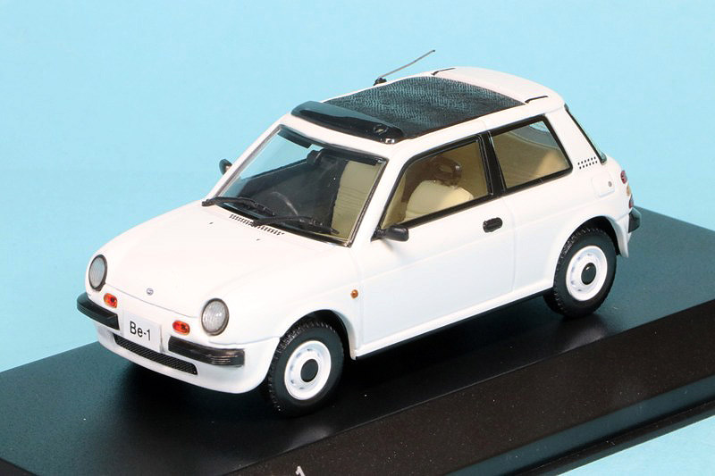京商 1/43 ニッサン Be-1 キャンバストップ オニオンホワイト K03401W