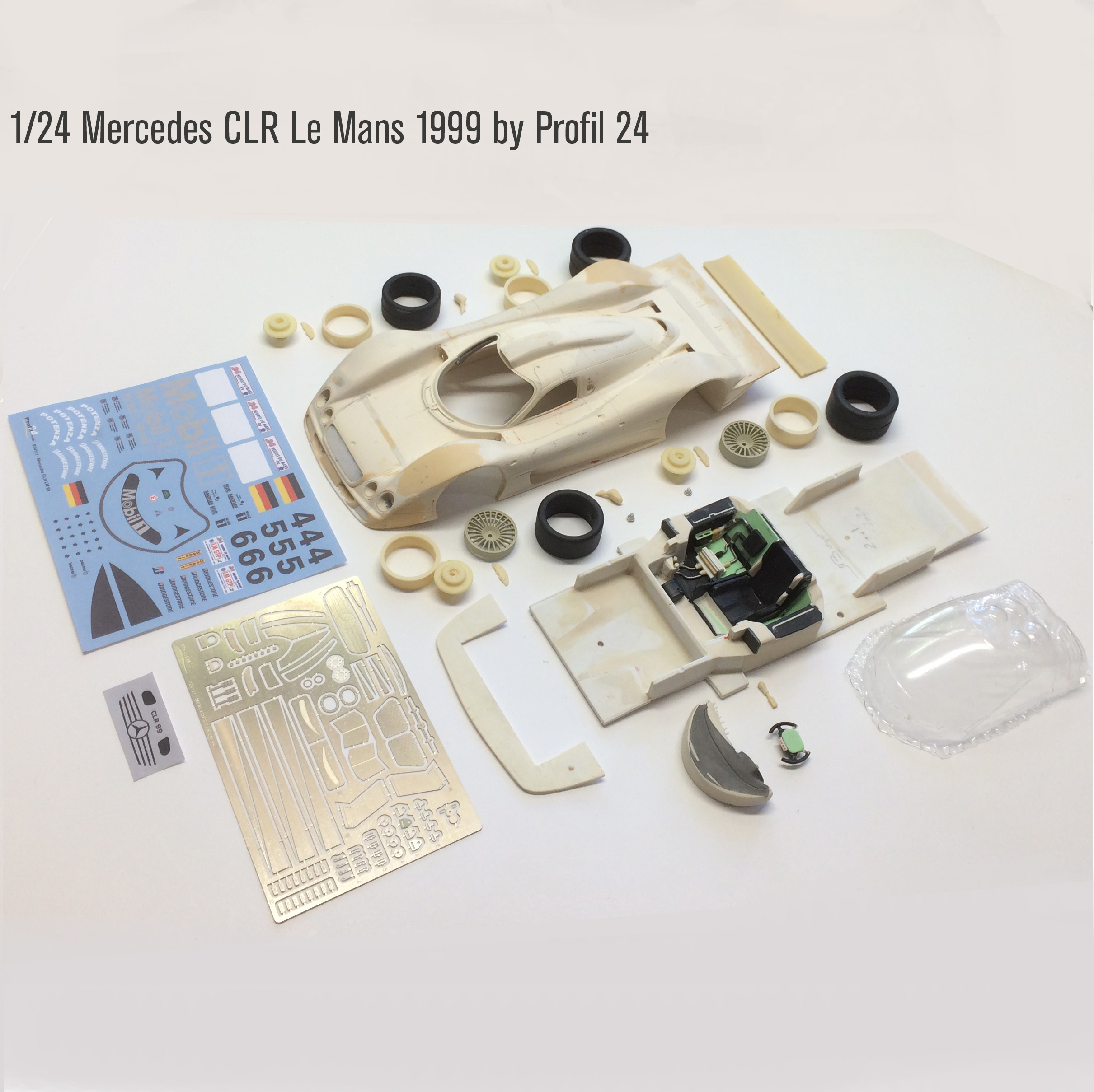 プロフィール24 1/24 レジンキット メルセデスベンツ CLR ルマン 1999