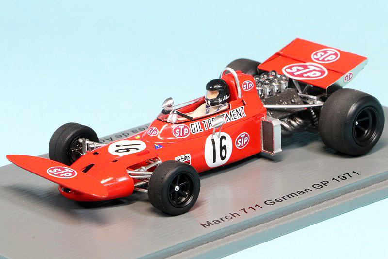 スパーク 1/43 マーチ 711 ドイツGP 1971 A.d.アダミッチ S7261