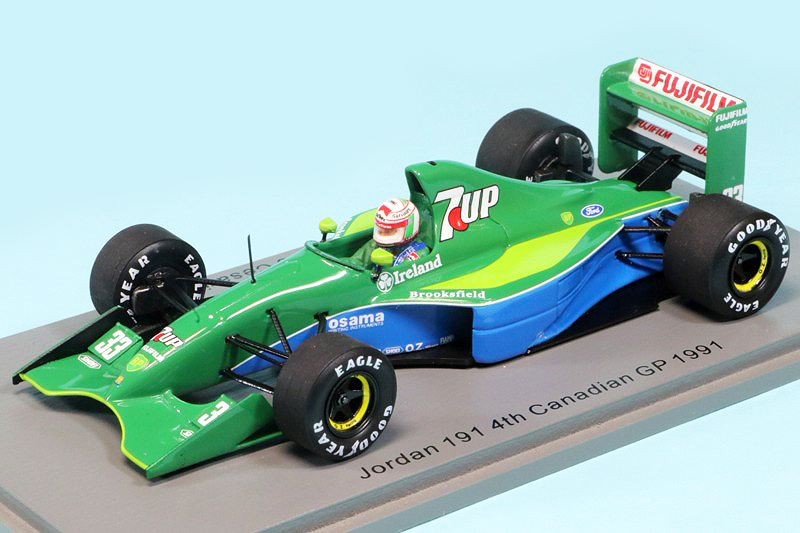 予約] スパーク 1/43 ジョーダン 191 カナダGP 1991 4th A.de
