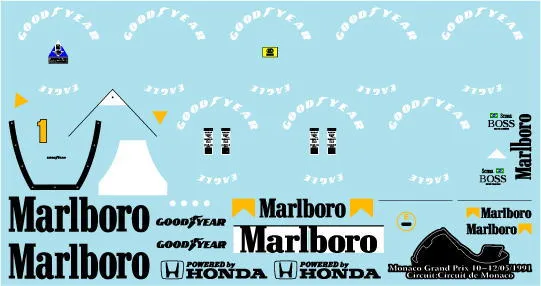 ミュージアムコレクション 1/24 マクラーレン MP4/6 マルボロ タバコ