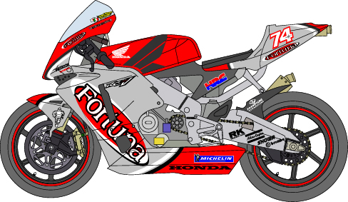 ミュージアムコレクション 1/12 ホンダ RC211V 2002 フォルトゥナ 加藤