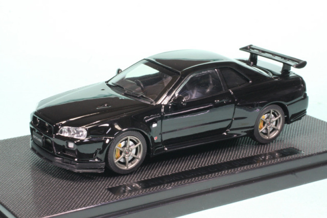 エブロ 1/43 ニッサン スカイライン GT-R R34 Vスペック2 ホワイト