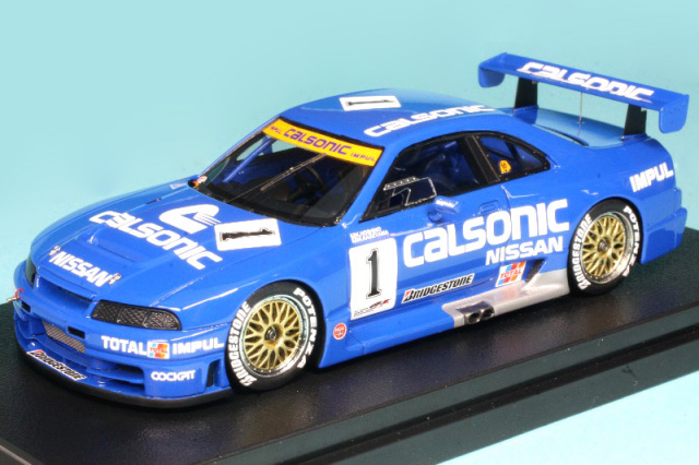 エブロ 1/43 ニッサン スカイライン GT-R R34 Vスペック2 ホワイト
