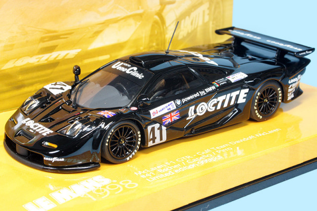 ミニチャンプス 1/43 マクラーレン F1 GTR ルマン 1998 No.41