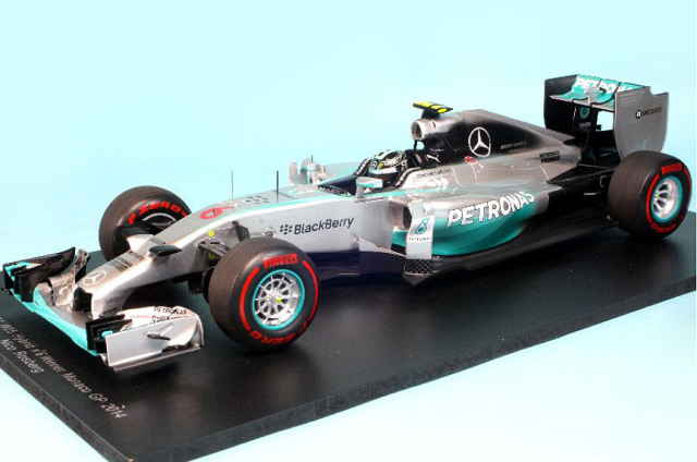 スパーク 1/18 メルセデス F1 W05 アブダビGP 2014 Winner L