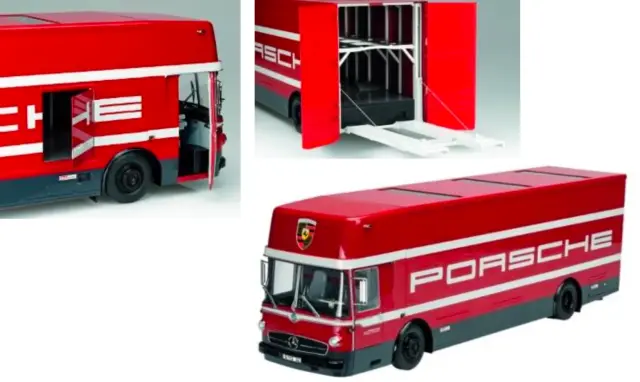 予約] シュコー 1/18 メルセデスベンツ O317 ポルシェ レーシング