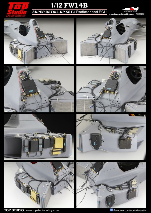 トップスタジオ 1/12 ウィリアムズ FW14B ディティールアップパーツ