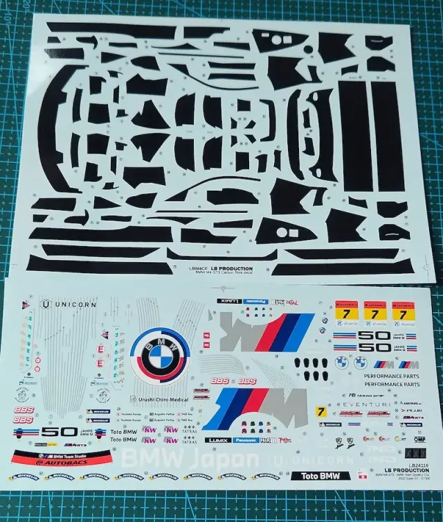 LBプロダクション 1/24 BMW M4 GT3 BMWチームスタディ X CSL 2022