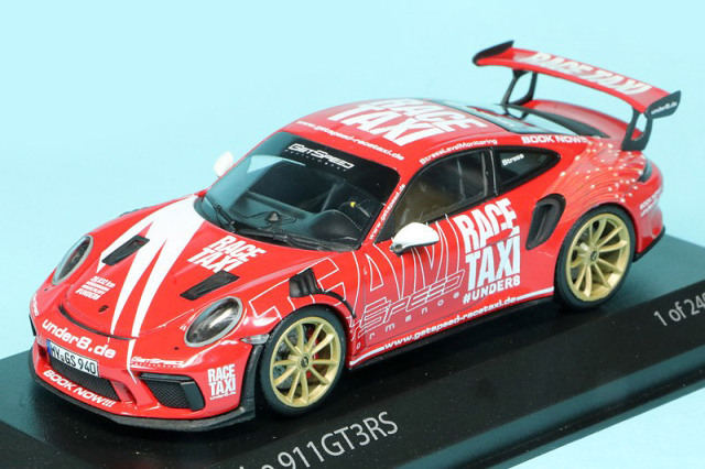 ミニチャンプス 1/43 ポルシェ 991-2 GT3 RS 2019 INDISCHROT GETSPEED