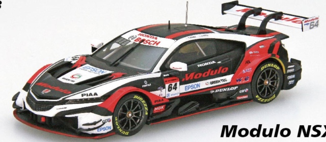 予約] エブロ 1/43 モデューロ ホンダ NSX-GT スーパーGT 2020 GT500
