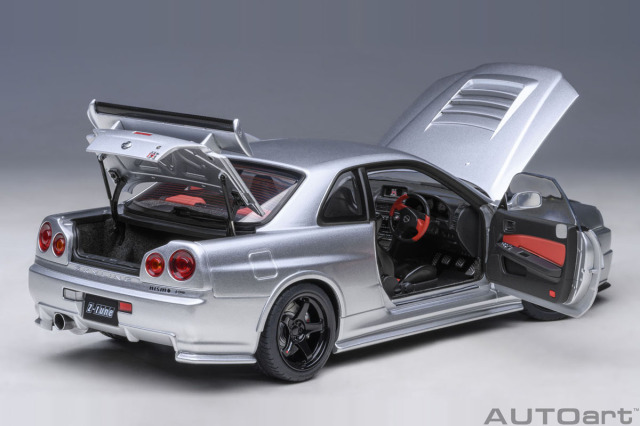 オートアート 1/18 ニッサン スカイライン ニスモ R34 GT-R Z-tune Z