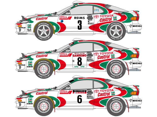 シュンコーモデル 1/24 トヨタ セリカ GT-Fore カストロール WRC