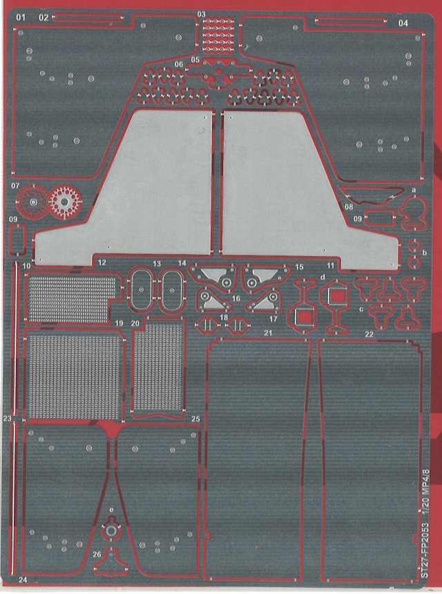 スタジオ27 1/20 マクラーレン MP4/8 グレードアップパーツ タミヤ対応