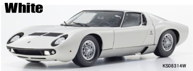 予約] 京商 1/18 ランボルギーニ ミウラ P400 オレンジ KS08314PB