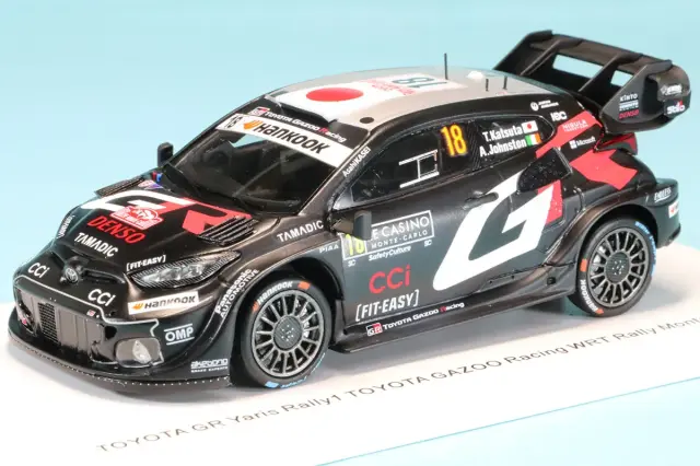 スパーク 1/43 トヨタ GR ヤリス ラリー1 モンテカルロラリー 2025 No