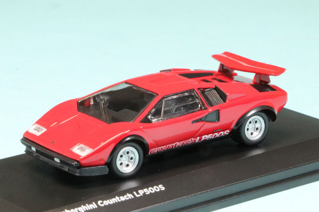 京商 1/64 ランボルギーニ カウンタック LP500S レッド ブンカ64