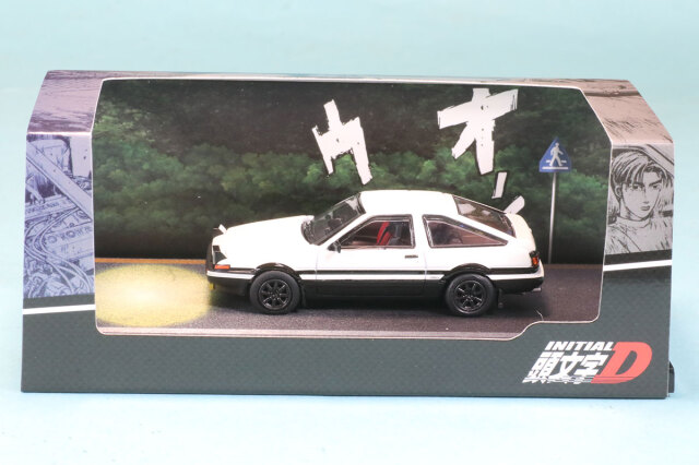 ホビージャパン 1/64 トヨタ スプリンター トレノ GT APEX AE86 頭文