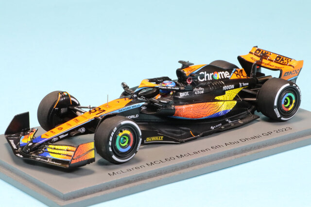 スパーク 1/43 マクラーレン MCL38 モナコGP 2024 O.ピアストリ S9539