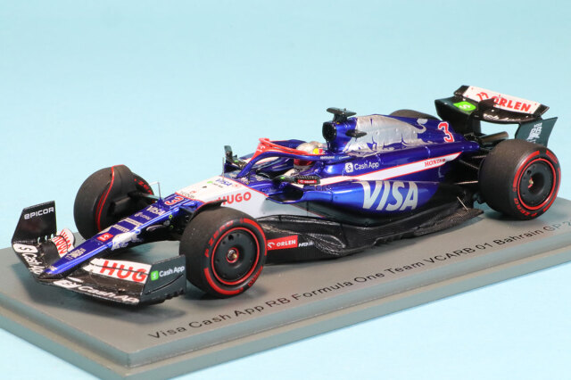 スパーク 1/43 ビザ RB VCARB01 バーレーンGP 2024 D.リカルド S9521