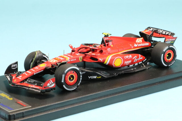 ルックスマート 1/43 フェラーリ SF-24 モナコGP 2024 C.サインツ