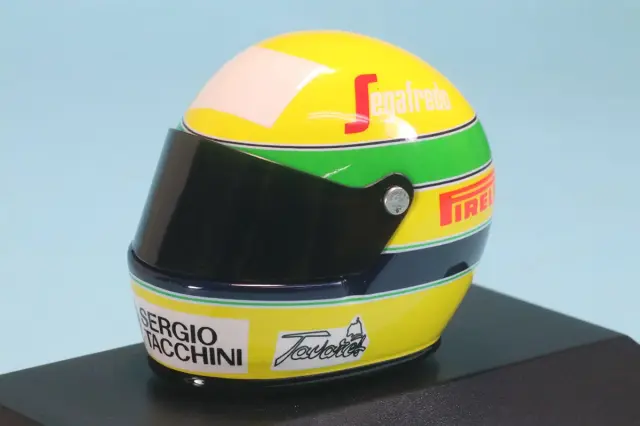 ミニチャンプス 1/10 ヘルメット A.セナ 1985 540388512 ミニカー