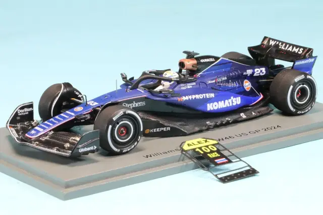 スパーク 1/43 ウィリアムズ FW46 バーレーンGP 2024 L.サージェント