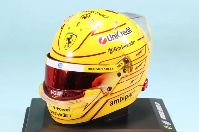 スパーク/ルックスマート 1/5 ヘルメット C.ルクレール 日本GP 2025