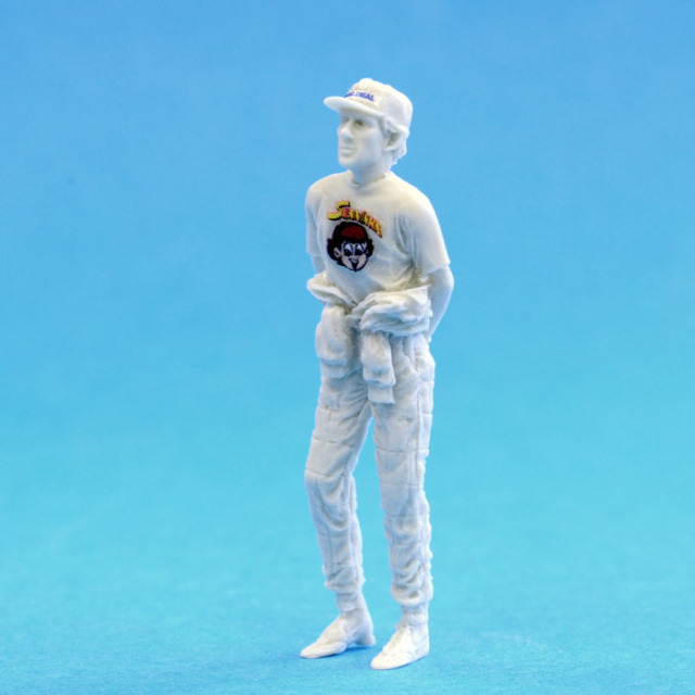 DIVE NINE 1/43 ドライバー フィギュア アイルトン・セナ (レース前