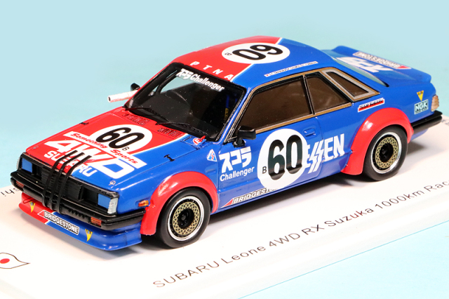 スパーク 1/43 スバル レオーネ RX 4WD 富士 1000km 1983 No.60 SJ064